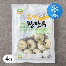 푸르온 고기 왕만두 (냉동), 1.4kg, 4개