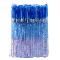 주앙오브제 홉 미니속눈썹브러쉬, 04 크리스탈 로드 블루 브러시 헤드, 25개