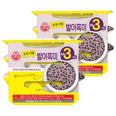 오뚜기 발아흑미 즉석잡곡밥, 210g, 6개