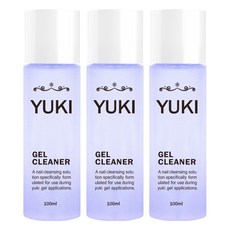 유키 젤 네일 클리너, 100ml, 3개