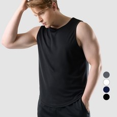 ARMEDES 男款機能性無袖素色健身服 AR-117