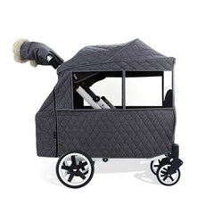 시크포베이비 폼포라 웨건 전용 히트킷, 멜란지 다크그레이, 1개