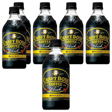 BOSS 黑咖啡 Black 500ML 無糖, 6瓶
