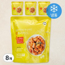 푸딩팩토리 싱글팩토리 한입치킨 핫후라이드 (냉동), 170g, 8개