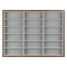 木製眼鏡展示架 18格, 1個