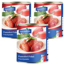 SAN GIULIANO ALGHERO 去皮整顆番茄, 3個, 800g