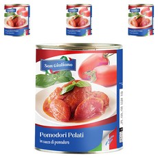 SAN GIULIANO ALGHERO 去皮整顆番茄, 4個, 800g