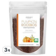 다비앙 유기농 호박 루이보스차 리필, 100g, 3개