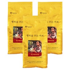 맥널티커피 리치 헤이즐넛향 분쇄 원두, 핸드드립/커피메이커, 500g, 3개