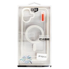 CHENYUN 呈云 手機 防摔殼 手機殼 iPhone 16 Plus MagSafe Compatible 硅膠 白色