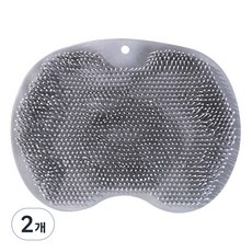 여니팩토리 미끄럼방지 풋브러쉬 패드 그레이, 1개입, 2개, 160g