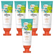Albis 防蛀兒童牙膏 果香薄荷味, 5個, 75g