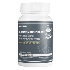 LIFETOCOL 一水肌酸補充錠, 180顆, 1罐