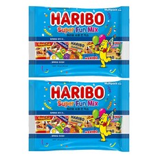 HARIBO Super Fun綜合Q軟糖 4款 共11包入, 2組