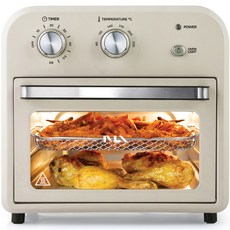 Miras 大容量烤箱式空氣炸鍋 10L, MS100-OAF, 奶油白