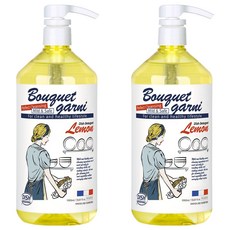 BOUQUET GARNI 環保1級蔬果碗盤洗潔精 檸檬香, 1L, 2瓶