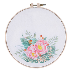 타이탄 자수 DIY 키트 풀세트, 꽃의시간, 1세트