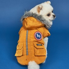 DOG-i GAENADA 狗狗羽絨外套, 芥末黃