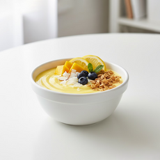 온더키친 국산 멜라민 브런치 식판볼, 크림, 1개