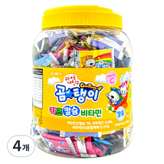 곰탱이 키즈 칼슘 비타민 450g, 250정, 4개