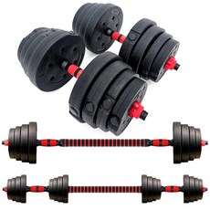 이고웰 프리미엄 무게조절 덤벨 바벨, 28kg, 1세트