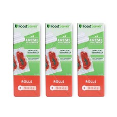 FoodSaver 真空密封袋捲 28cm 2入, FSFSBF0626-071, 3個
