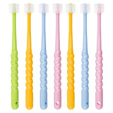 예꼬맘 360도 2단계 유아 칫솔, 혼합색상, 7개입, 1개