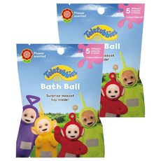 SK JAPAN 天線寶寶入浴球 花香味 內含驚喜吉祥物玩具, 75g, 2個