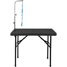 Chorong家用手動家用折疊式寵物美容桌 M, 黑色, 1個