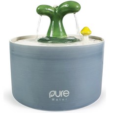 Nyangizeumeong 陶瓷寵物飲水機 2L, 單一商品, 薄荷綠