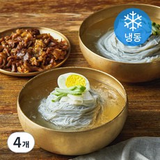 맛있는녀석들 석쇠구이 고기물냉면 밀키트 (냉동), 1.07kg, 4개