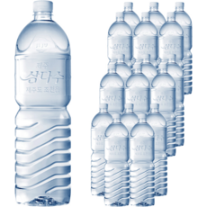 JEJU SamDaSoo 濟州三多水 綠色無標籤, 18個, 2L