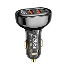 habbsi 125W 3埠車用高速充電器, YMQC125W, 黑色