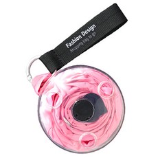 원이네 롤업 트래블 휴대용 에코백, 핑크, 1개