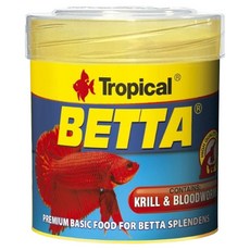 Tropical 鬥魚綜合飼料, 含磷蝦和血蟲, 50ml, 1瓶