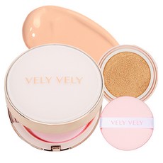 VELY VELY 光彩煥顏氣墊粉餅 17g+補充蕊 17g, 23 Natural, 1組