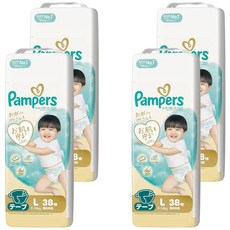 Pampers 日本境內款 極上守護紙尿褲 黏貼型 9~14kg, L, 152片