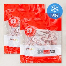 곰곰 국산 닭발 (냉동), 1kg, 2개