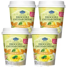 폰타나 잉글랜드 브로콜리 체다치즈 컵수프, 20g, 4개