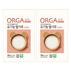 올가홀푸드 하이아미쌀로 만든 유기농 쌀가루 고운입자, 180g, 2개