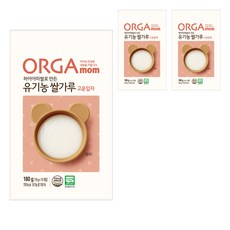 올가맘 하이아미쌀로 만든 유기농 쌀가루 고운입자, 3개, 180g