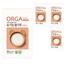 올가맘 하이아미쌀로 만든 유기농 쌀가루 고운입자, 180g, 4개