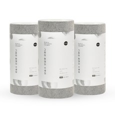 Dear.cus 拋棄式菜瓜布, 灰色, 60入, 3套