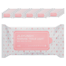 JilGyungYi 質更益 抽取式植感私密處用濕紙巾 粉色款 10張入, 10入, 30包