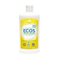 ECOS 環保拋光清潔乳 清爽檸檬 礦物清潔力 適用於廚房、衛浴等堅硬陶瓷或金屬表面, 503ml, 1瓶
