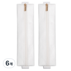 미소로운 다이어리 펜홀더 밴드 19.5 x 5 x 0.5 cm, 화이트, 6개