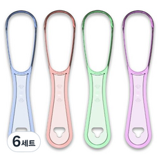 위드리빙 PP 간편한 혀클리너 4종 세트, 6세트