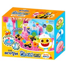 IWill COMPANY Pinkfong 鯊魚寶寶 雲朵沙怪 城堡工程車組, 混和顏色, 1.1kg, 1組