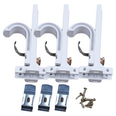 Jun & Company 可調式支架 中 35mm, 3個, 白色