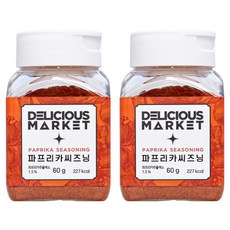 딜리셔스마켓 파프리카 시즈닝, 60g, 2개